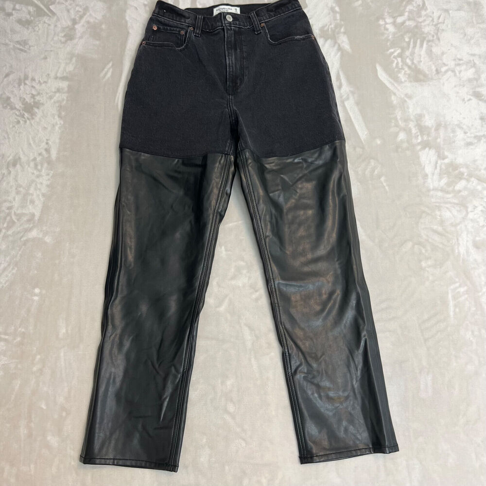 Abercrombie & Fitch Jeans Womens 6/28 Curve Love High Rise 90s Straight NWT